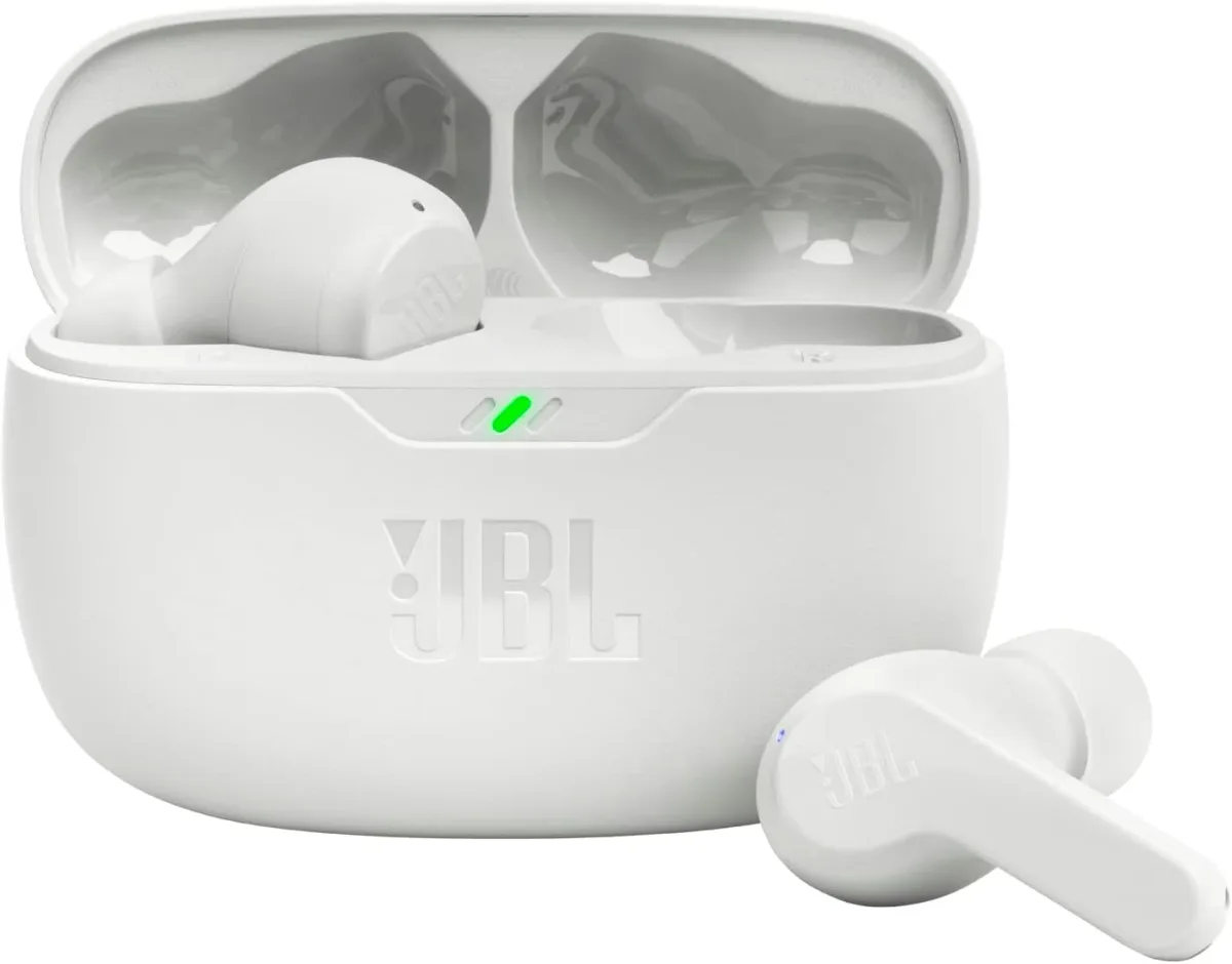 Slusalice bluetooth potpuno bezicne JBL Vibe Beam bijele