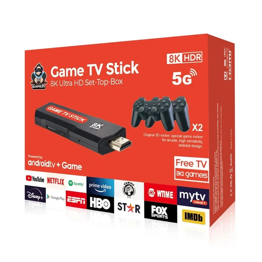 Smart TV Box + Game Stick M8 8K Ultra HD