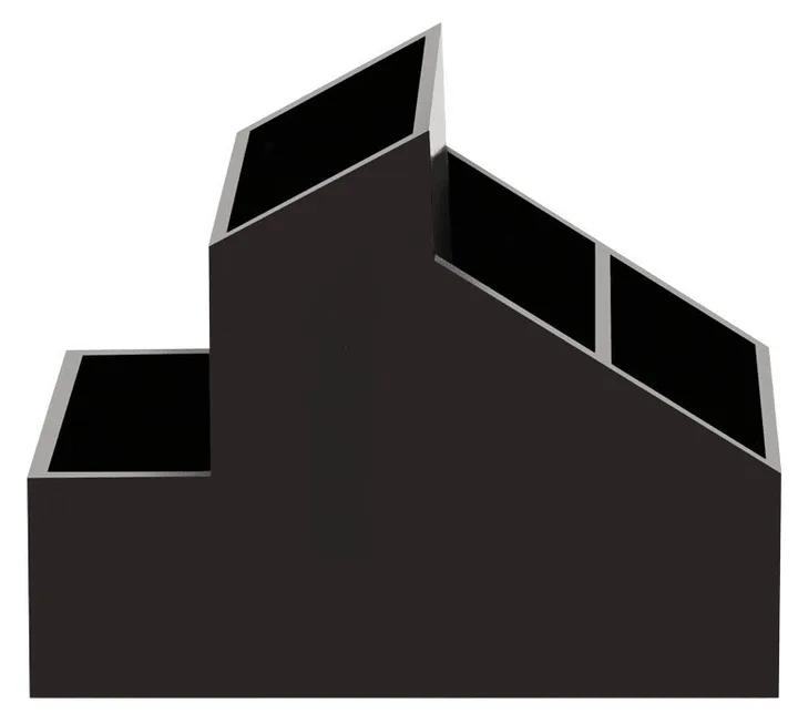 Spirella Mbajtese Aksesoresh Tualeti Black SkyLine