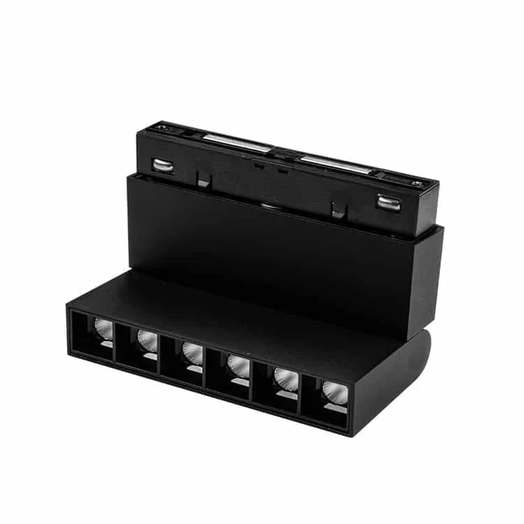 Spot magnetik lëvizës 6W për shina magnetike