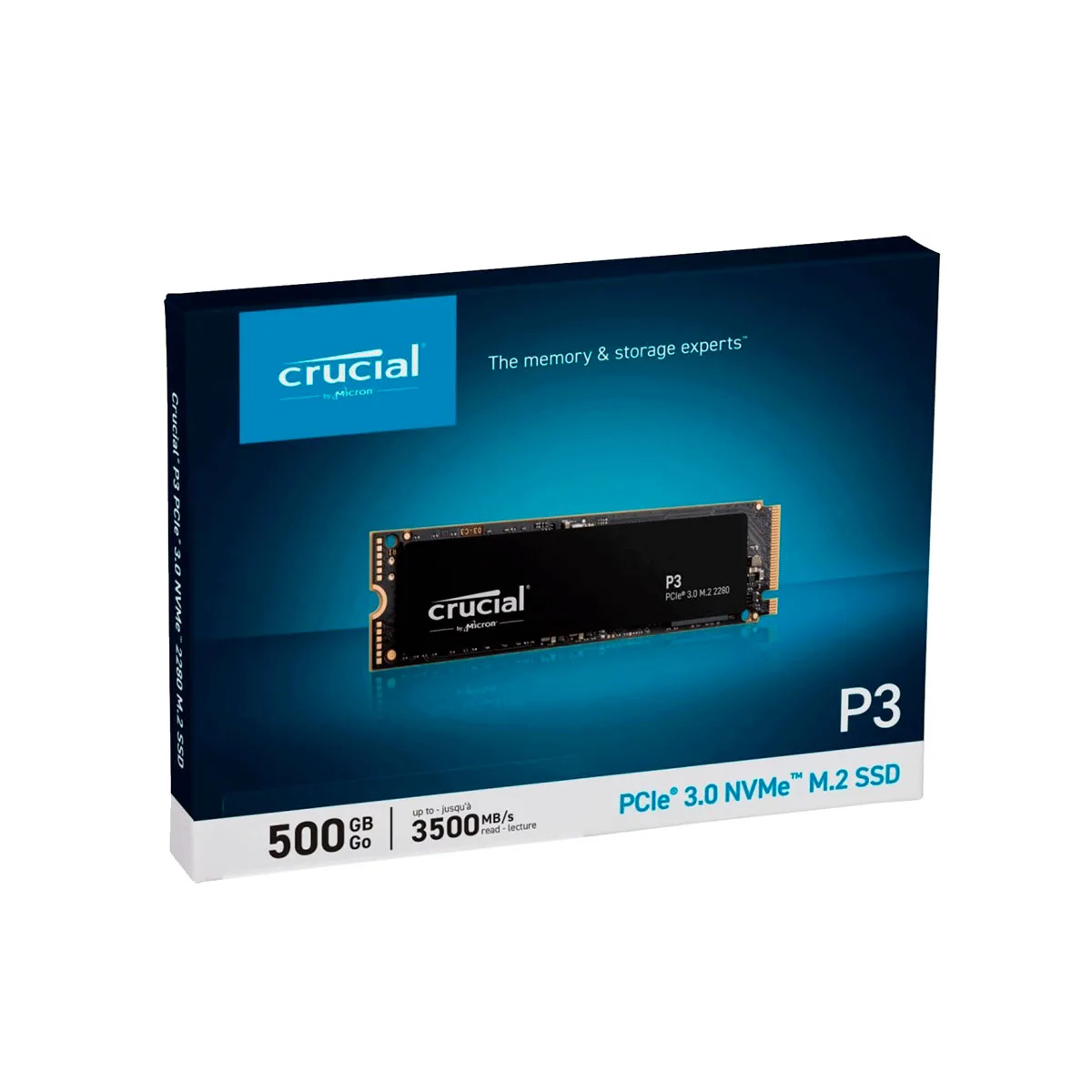 SSD M.2 CRUCIAL P3 500 GB - R&R Computer Services