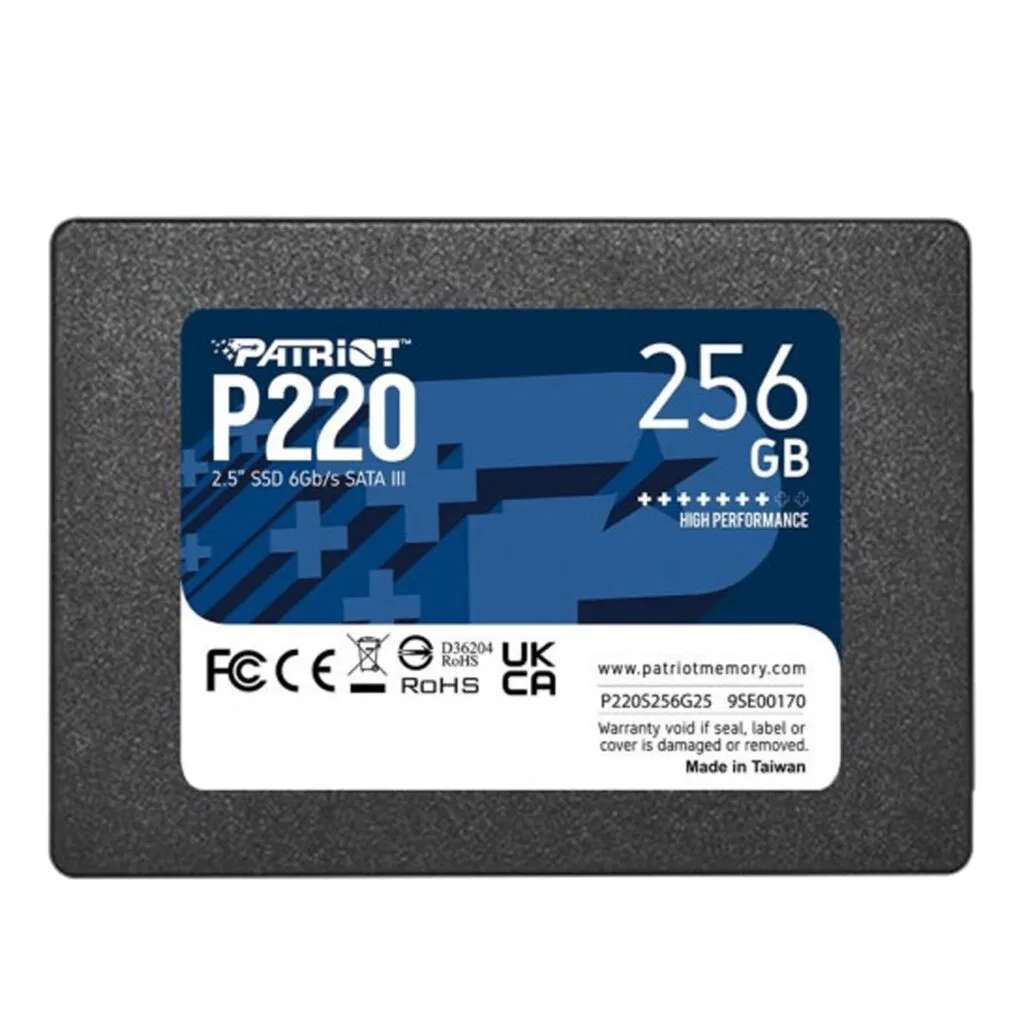 SSD Patriot P220 256 GB 2.5" SATA III - R&R Computer Services