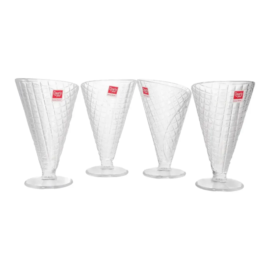 Gote Akullore / Set 4 cope / 9.5x18.5x7.5cm