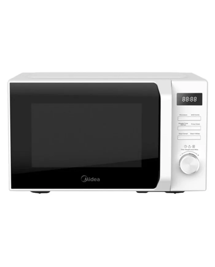 Mikrovale Midea AG20CF2E 20L me Grill dhe Defrost, Kontroll Elektro-Mekanik – E Bardhë