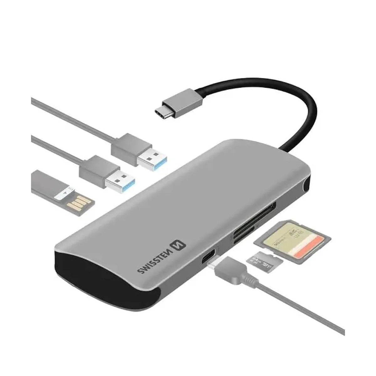 SWISSTEN USB-C HUB 6 IN 1 - R&R Computer Services