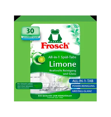 TABLETA LAVASTOVILJE FROSCH GREEN LEMON 30 TAB