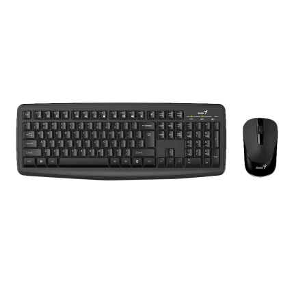 Tastiere + Mouse Wireless Genius KM-8100 Black