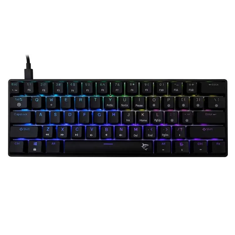 Tastiere WHITE SHARK GK-004121 Shinobi BLACK PLAVI