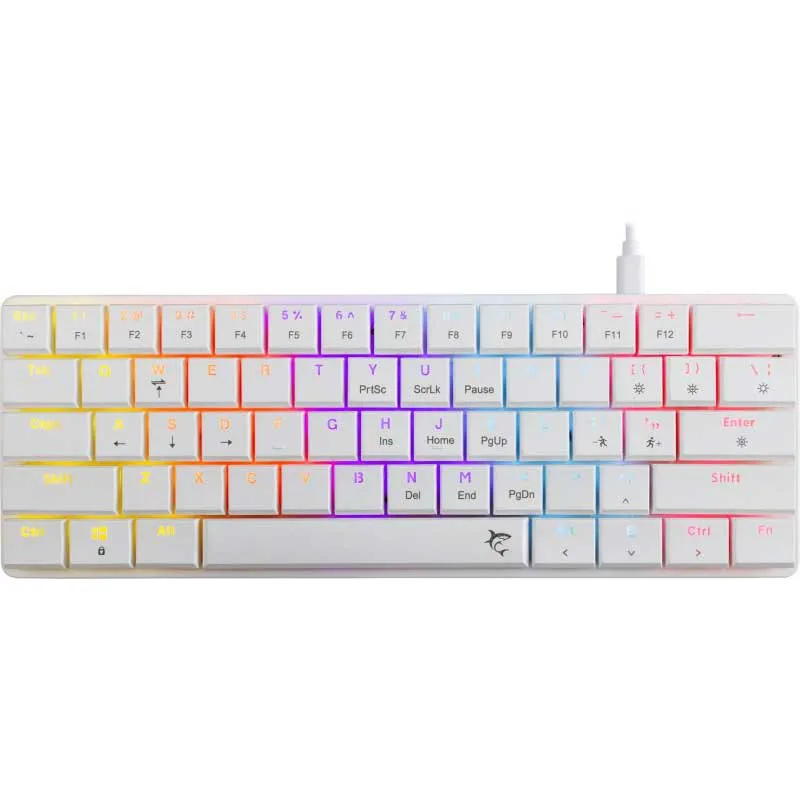 Tastiere WHITE SHARK GK-006211 Nagamaki WHITE RED