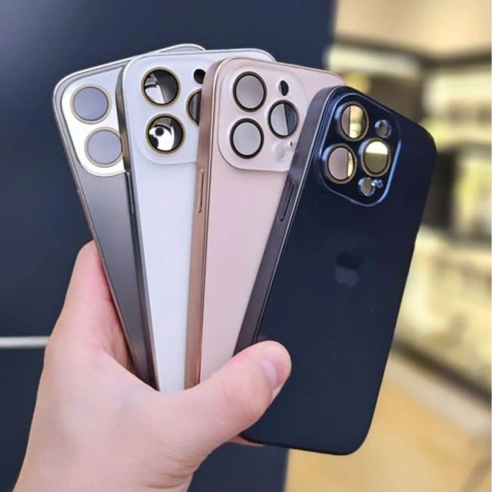 Titanium AG Glass Case za iPhone 15 Pro / Pro Max