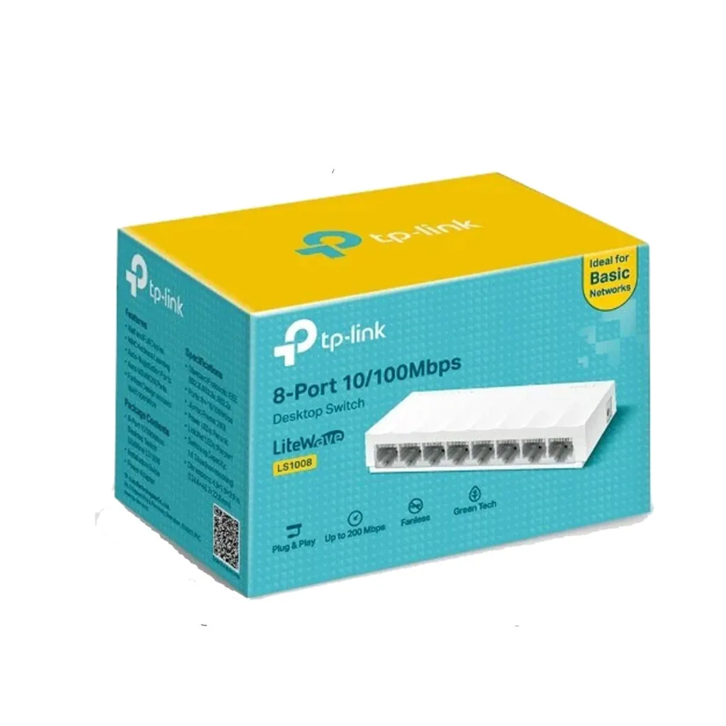 TP LINK 8-PORT MBPS Desktop Switch LS1008 - R&R Computer Services