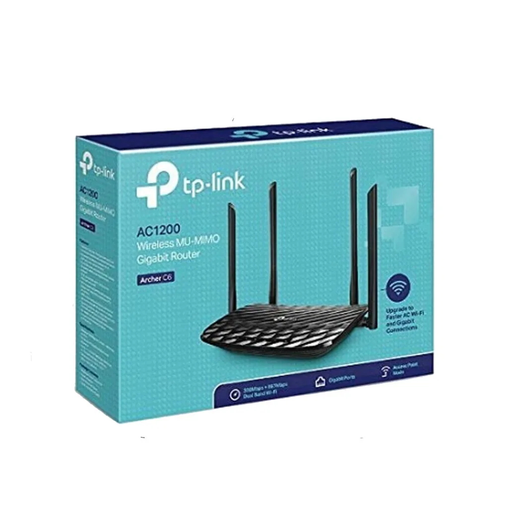 TP LINK AC1200 MESH WI-FI Router Archer C6 - R&R Computer Services