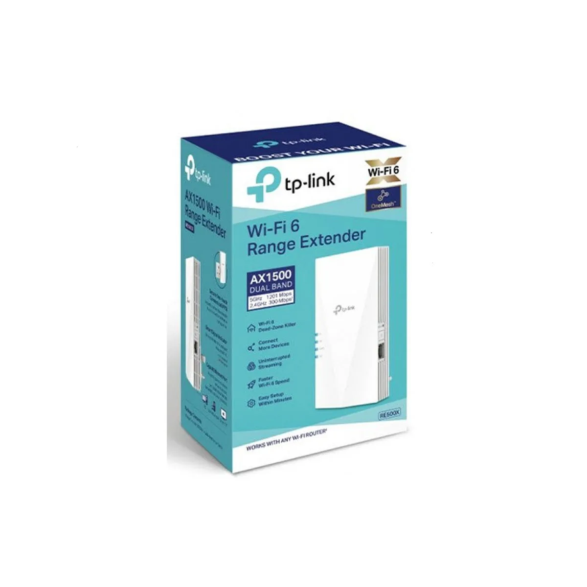 TP LINK Wi-Fi 6 Range Extender AX1500 DUAL BAND - R&R Computer Services