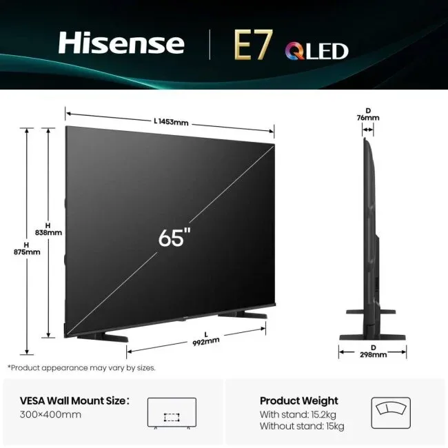 TV Hisense 65E7Q