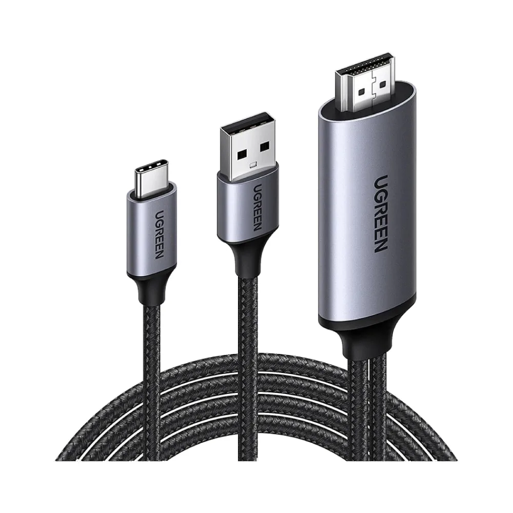 UGREEN HDMI to USB-C 4K 60Hz 2 Meter Cable With USB Power Cable
