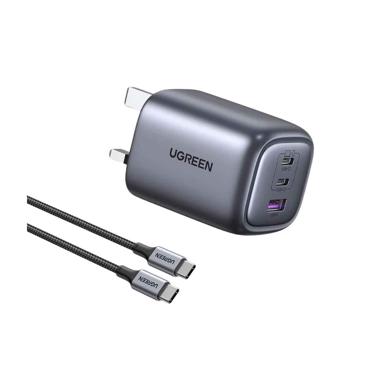 Ugreen Nexode 3-PORT PD GAN FAST Charger 65W - R&R Computer Services