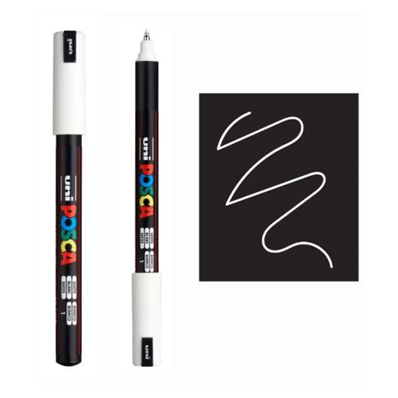UNI Marker POSCA PC-1MR PIN 0.7MM I Bardhe
