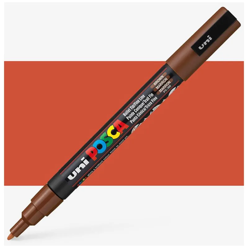 UNI Marker POSCA PC-3M 0.9-1.3 MM BROWN