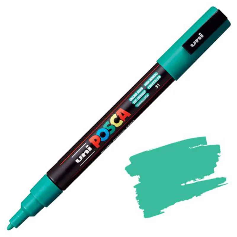 UNI Marker POSCA PC-3M 0.9-1.3 MM Emerald GREEN