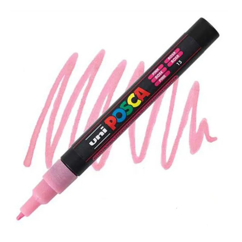 UNI Marker POSCA PC-3M 0.9-1.3 MM Glitter PINK