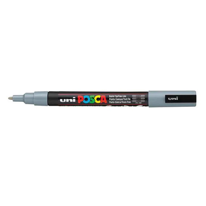 UNI Marker POSCA PC-3M 0.9-1.3 MM GREY GRI