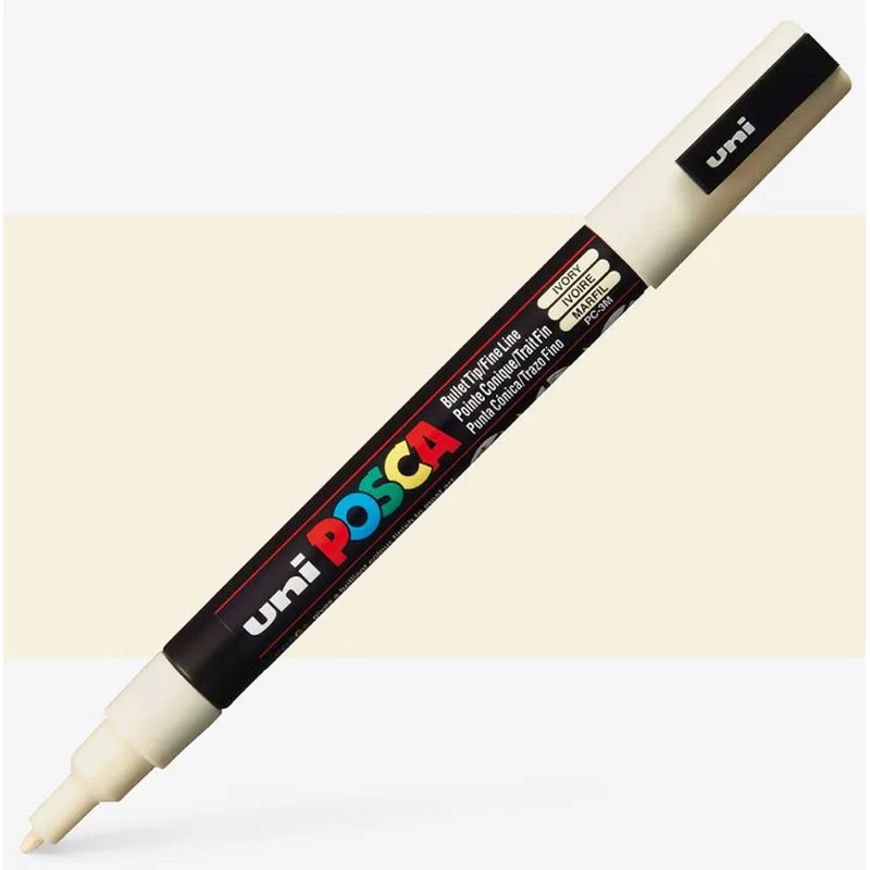 UNI Marker POSCA PC-3M 0.9-1.3 MM IVORY