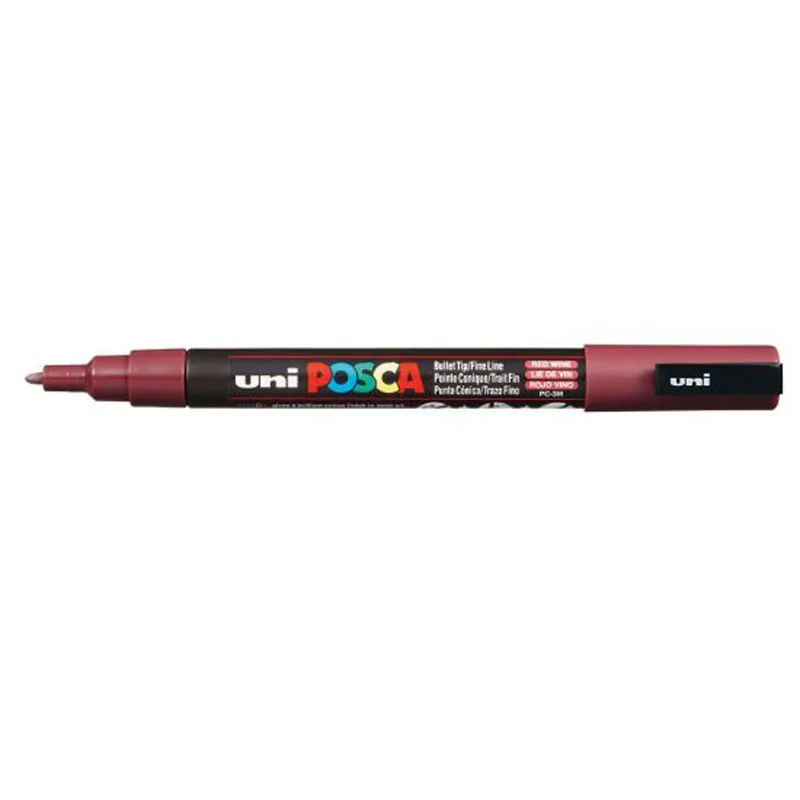 UNI Marker POSCA PC-3M 0.9-1.3 MM RED WINE