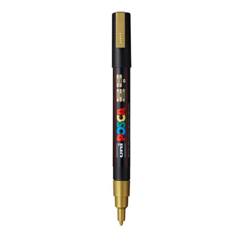UNI Marker POSCA PC-3M FINE 0.9-1.3 MM GOLD