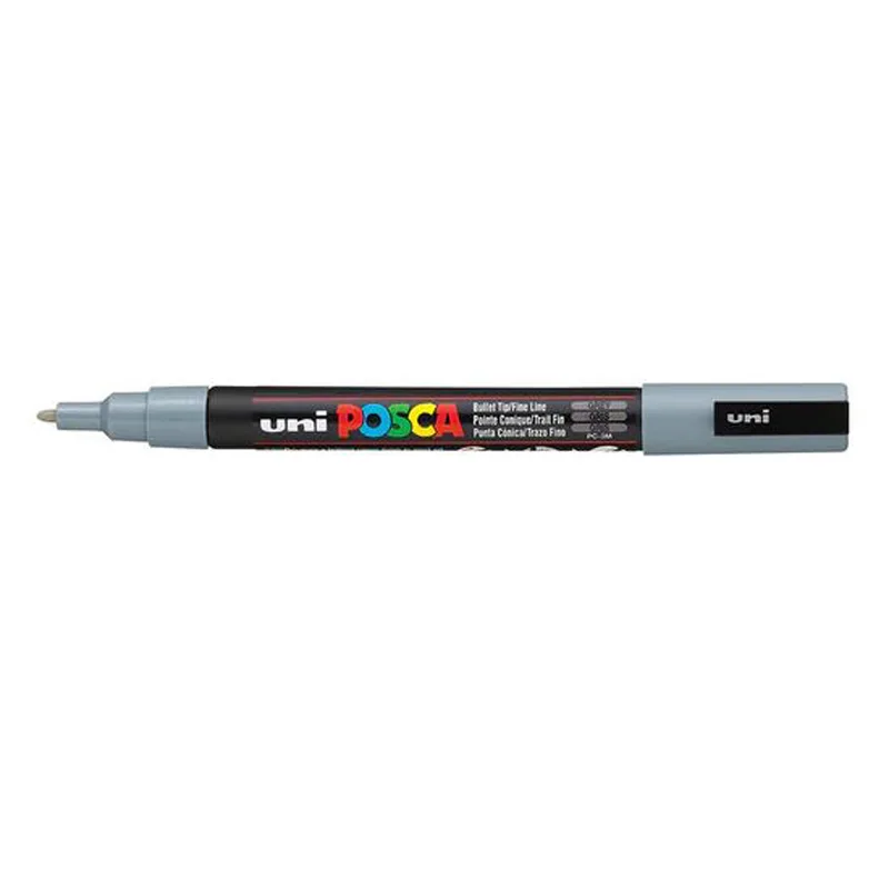 UNI Marker POSCA PC-3M FINE 0.9-1.3 MM Silver