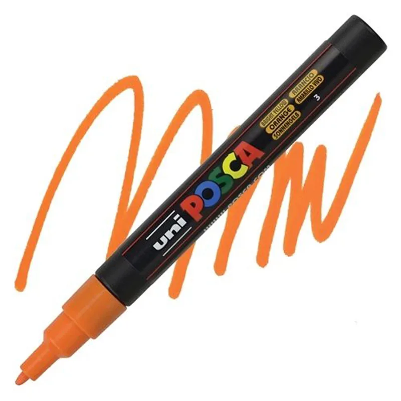 UNI Marker POSCA PC-3M FINE 0.9-1.3 MM Yellow