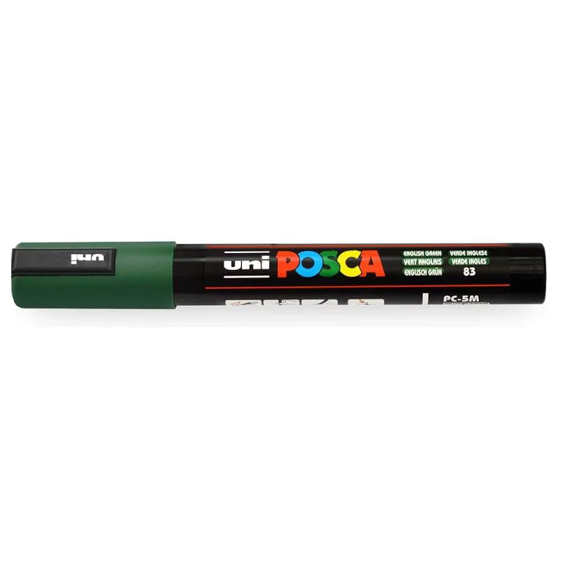 UNI Marker POSCA PC-5M Military GREEN Ushtarake