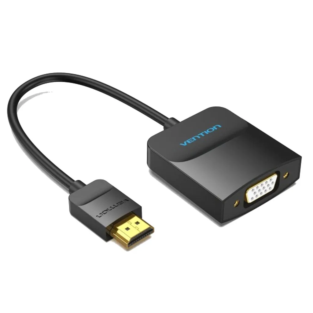 Adapter Vention HDMI TO VGA Converter 0.15M BLACK - R&R Computer Services