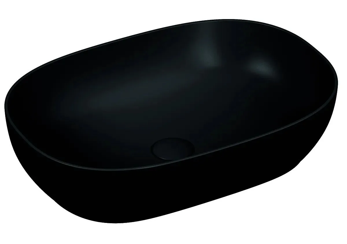 Lavaman 60cm Outline Vitra Matt Black