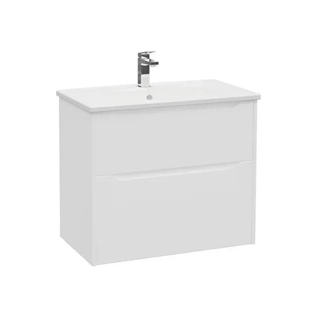 Vitra Integra Mobilje 80cm White Matt + lavaman dhe pasqyre
