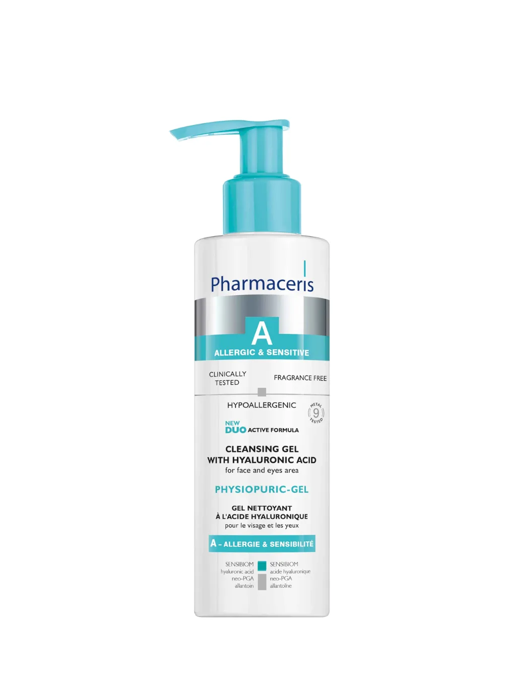Xhel pastrues fiziologjik për fytyrën Pharmaceris Physiopuric 190 ml