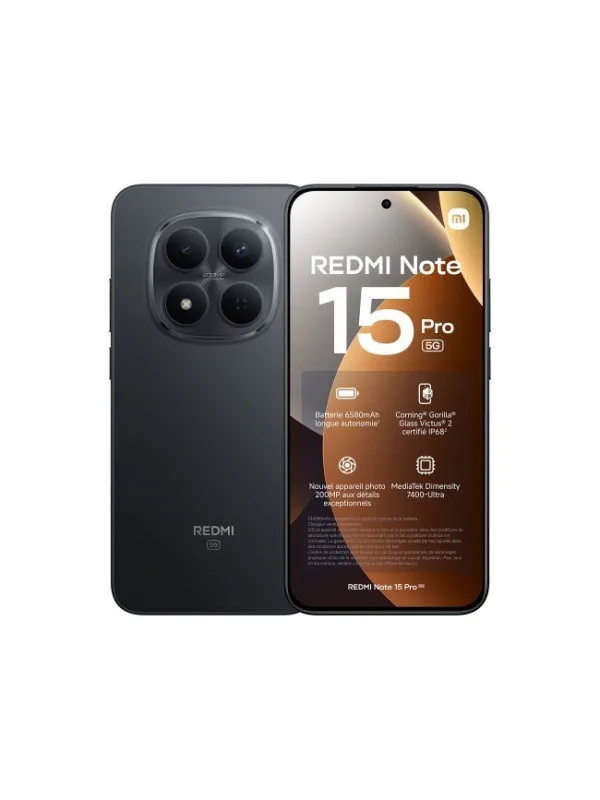Smartphone Xiaomi REDMI NOTE 15 PRO 5G DS ITA BLACK